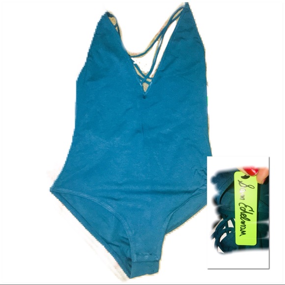• SAM EDELMAN | NWT | Moroccan Blue BodySuit • - Picture 2 of 5